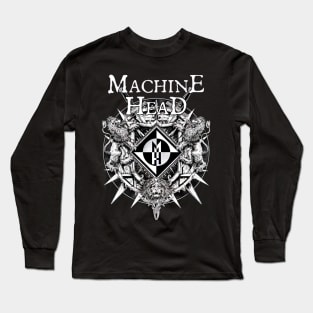 Tour Machine Head Heavy Metal Logo Music Band Long Sleeve T-Shirt